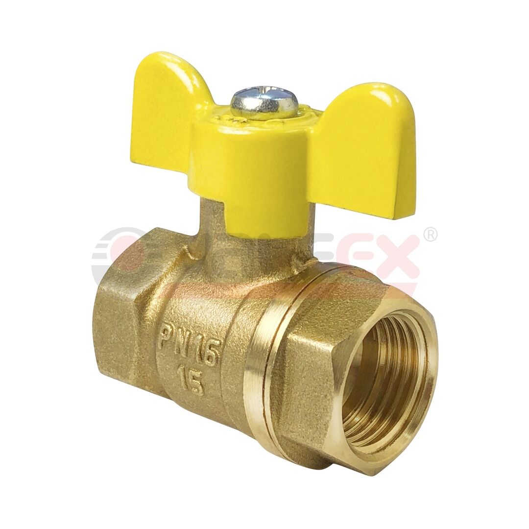 Кран шар газовый 1/2 вн-вн баб 11Б27фтМ Valfex