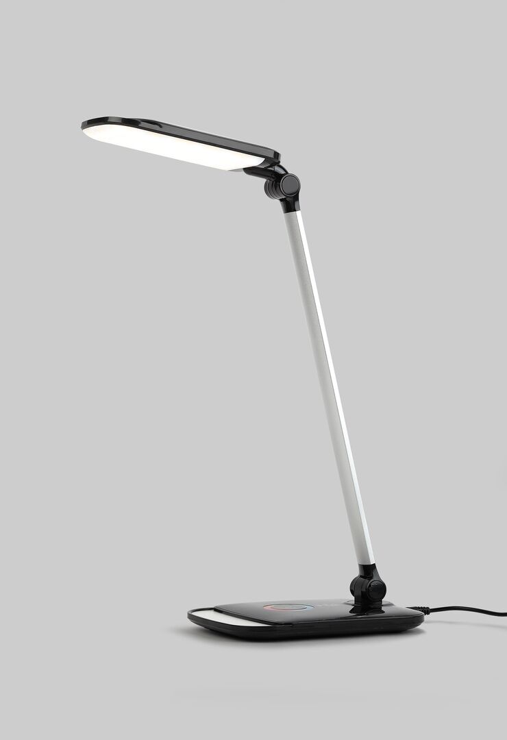 Светильник NLED-460-14W-BК-S черный с серебром
