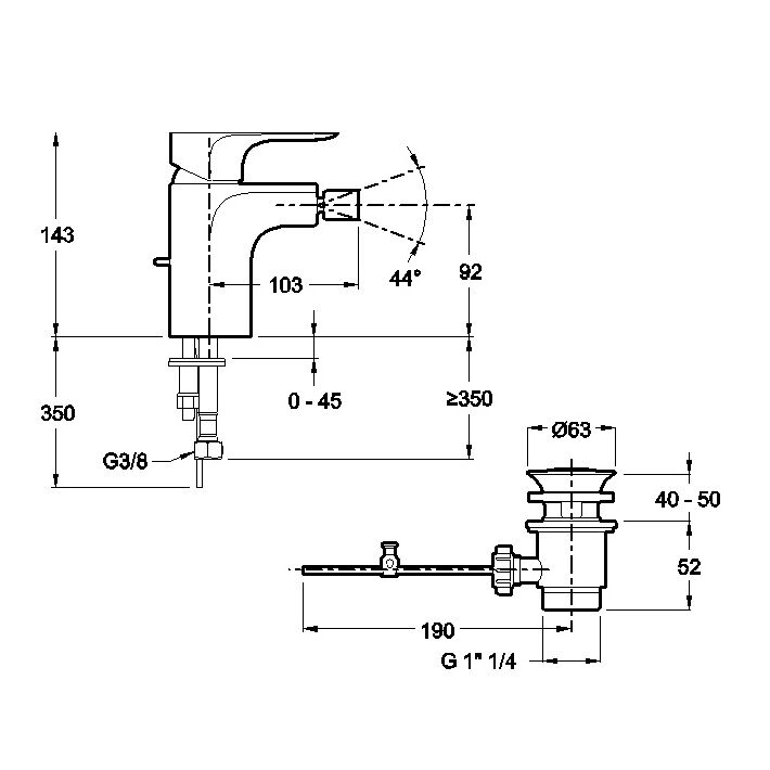 Смеситель ALEO E72279-CP.A