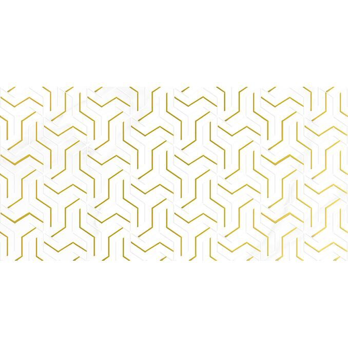 CRYSTAL FRACTAL ДЕКОР БЕЛЫЙ 30Х60