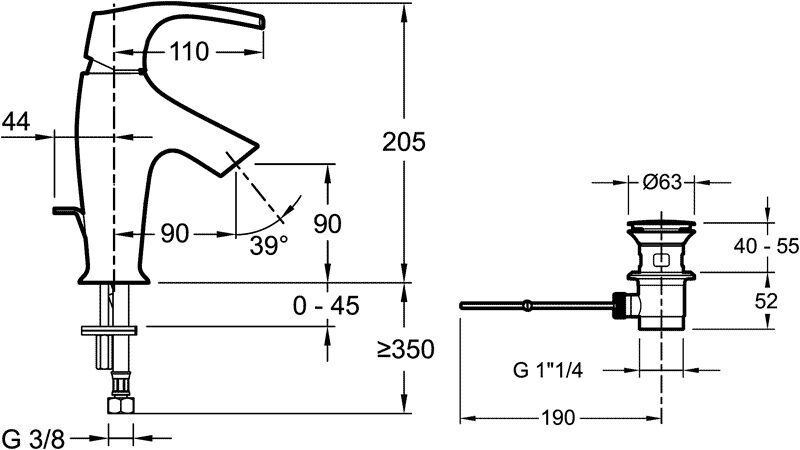 Смеситель SYMBOL E72680-СР