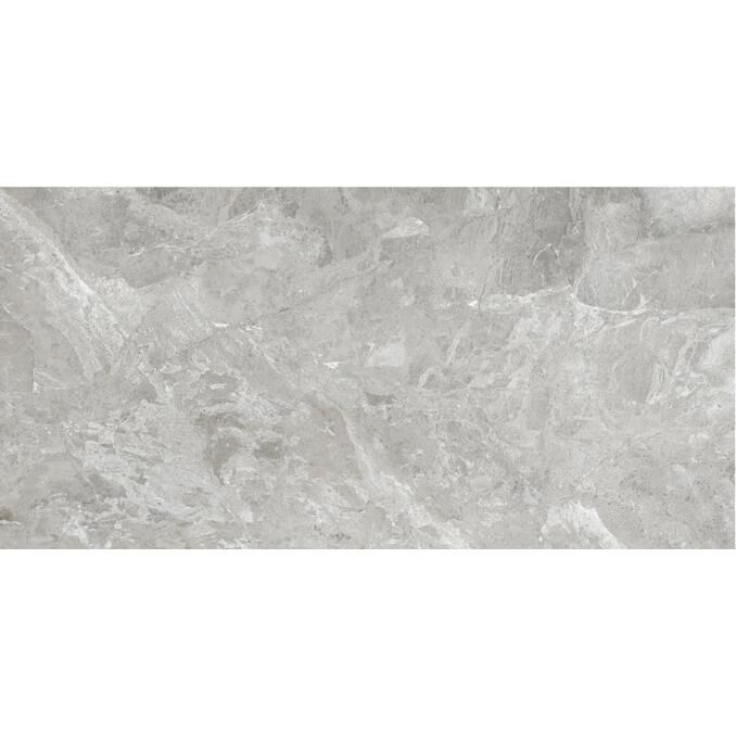 BRECIA GREY КЕРАМОГРАНИТ СЕРЫЙ 60X120 ГЛЯНЦЕВЫЙ