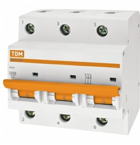 Автомат. выключатель ВА47-100 3Р 63А 4,5кА С TDM