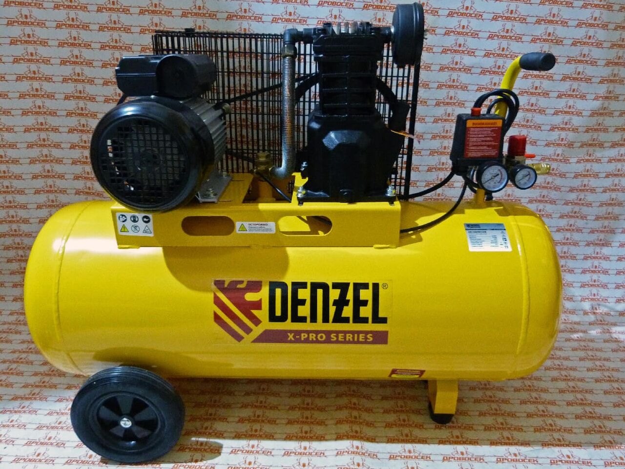 Компрессор воздушный РС 2/100-400 100л 2.3кВт 58074 DENZEL