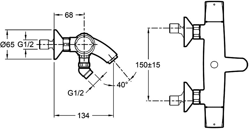 Смеситель ELEVATION E18874-CP