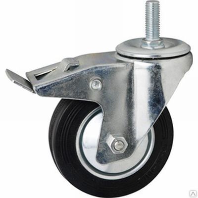 Колесо SCtb 93+ пов. болт. d=75 с тормозом 50кг