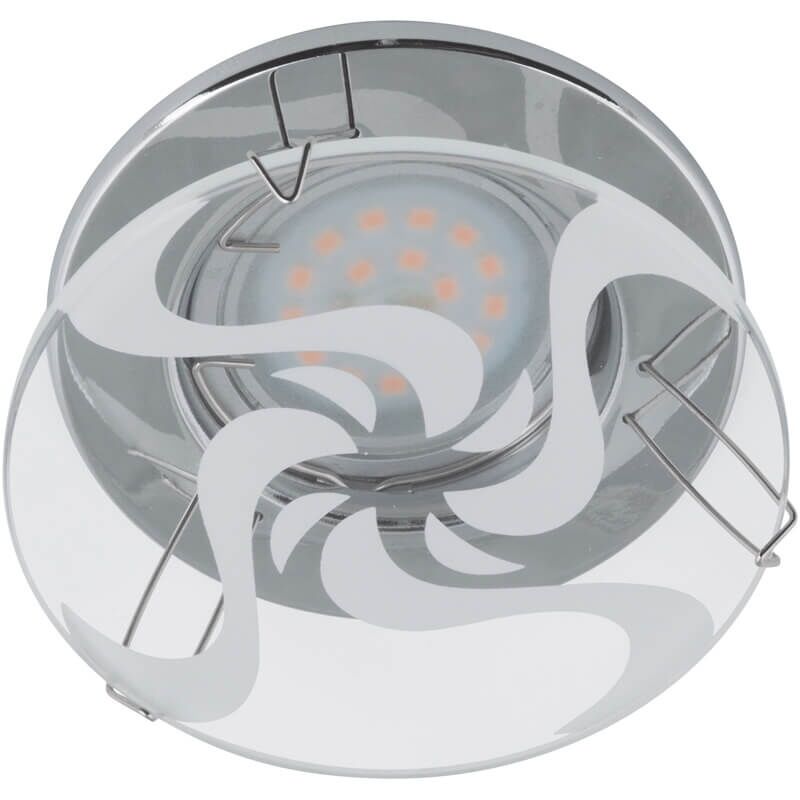 Светильник DLS-S201 GU5.3 CHROME/WHITE