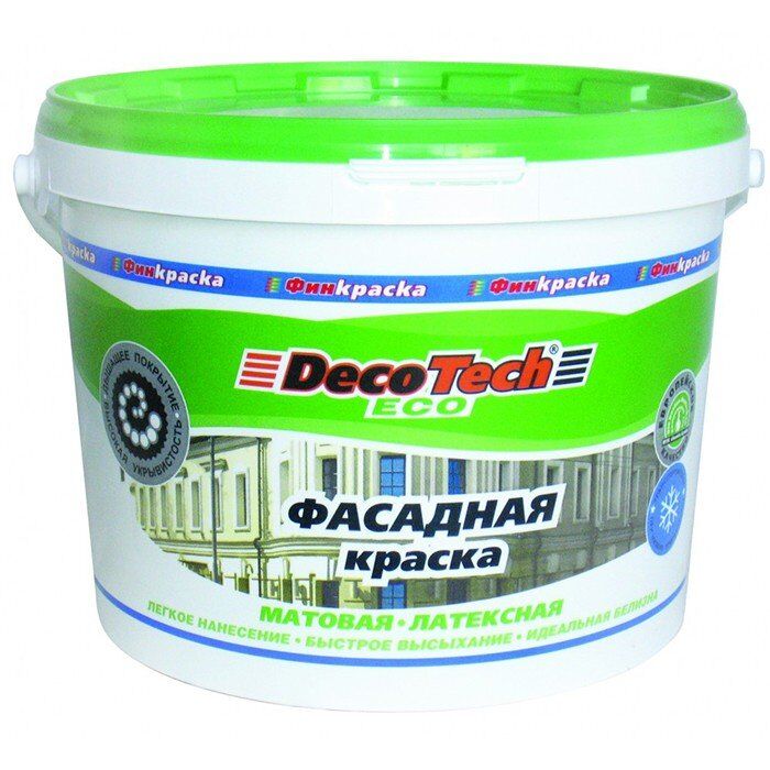 Краска в/э Deco Tech Eco фасадная 14кг