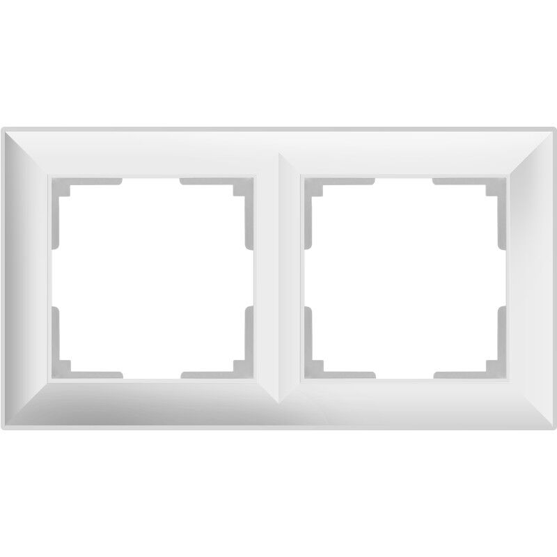 Рамка 2п белый basic WL03-Frame-02