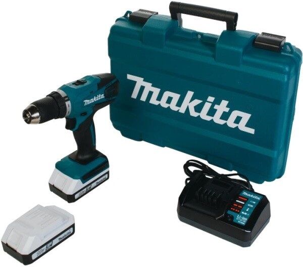 Дрель-шуруповерт Makita DF457DWE