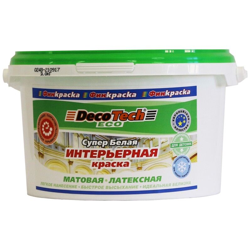 Краска в/э Deco Tech Eco интерьерная 14кг