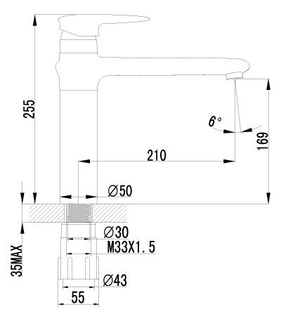 Смеситель д/ кух.мойки LEMARK STATUS (LM4404C)