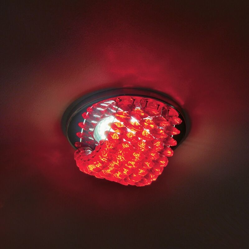 Светильник DLS-P110 GU5.3 CHROME/RED