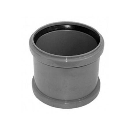 Муфта соединительная 110 PP серая Valfex