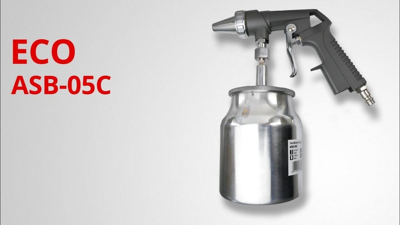 Пистолет пескоструйный с баком ASB-05C ECO