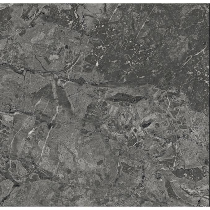 BRECIA ADONIS DARK КЕРАМОГРАНИТ ТЕМНО-СЕРЫЙ 60X60 ГЛЯНЦЕВЫЙ