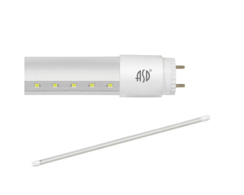 Лампа LED-T8R-std 10Вт 220В 6500К прозрачная 1065П ASD