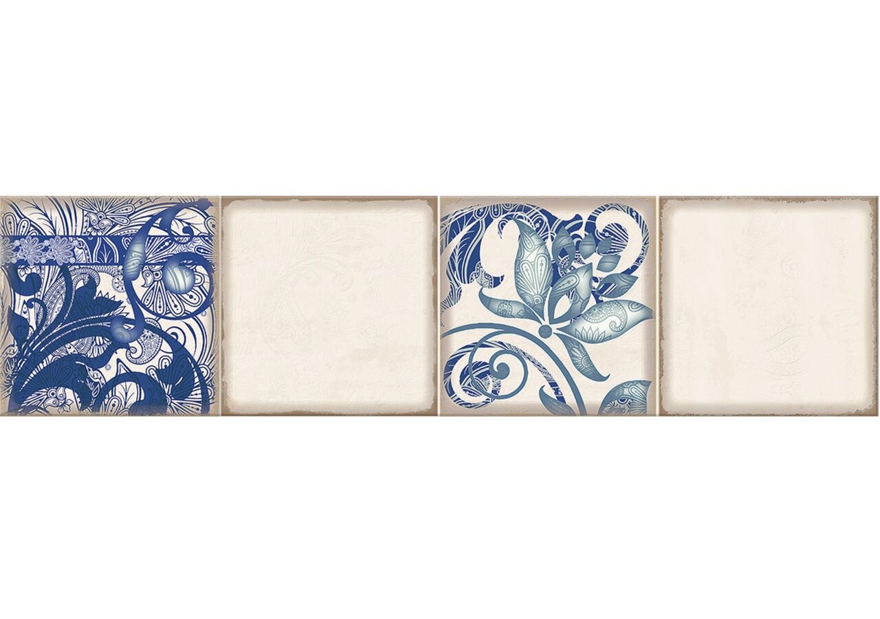 Фриз Faenza Cobalt Ornament 3 156x630 мм