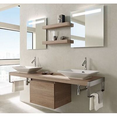 Столешница PARALLEL EB58-2000-E10+Тумба PARALLEL EB514-E10+Полотенцедержатель PARALLEL 52х4х15 EB507