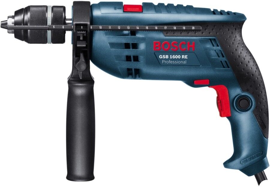 Дрель ударная BOSCH GSB 1600 RE Professional [0601218121]