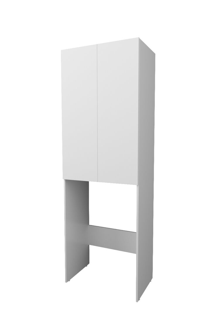 Шкаф Wall Classic 67 2д. белый глянец