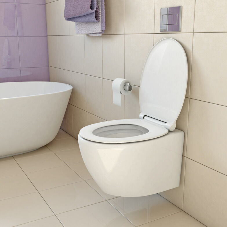 Унитаз подвесной PROSPERO P-trap BB507B+Сиденье дюропласт PROSPERO soft close BB2020SC