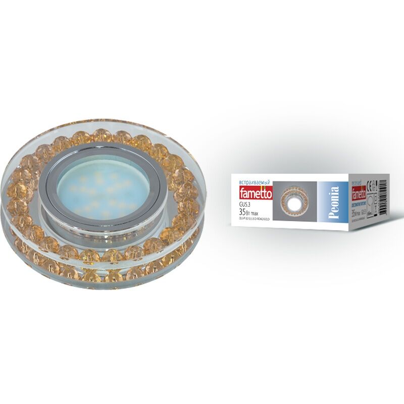 Светильник DLS-P102 GU5.3 CHROME/GOLD