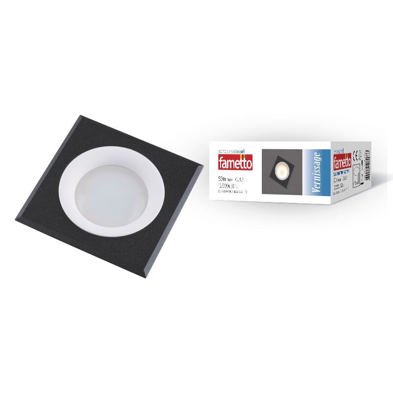 Светильник DLS-V108 GU5.3 BLACK+WHITE 00351