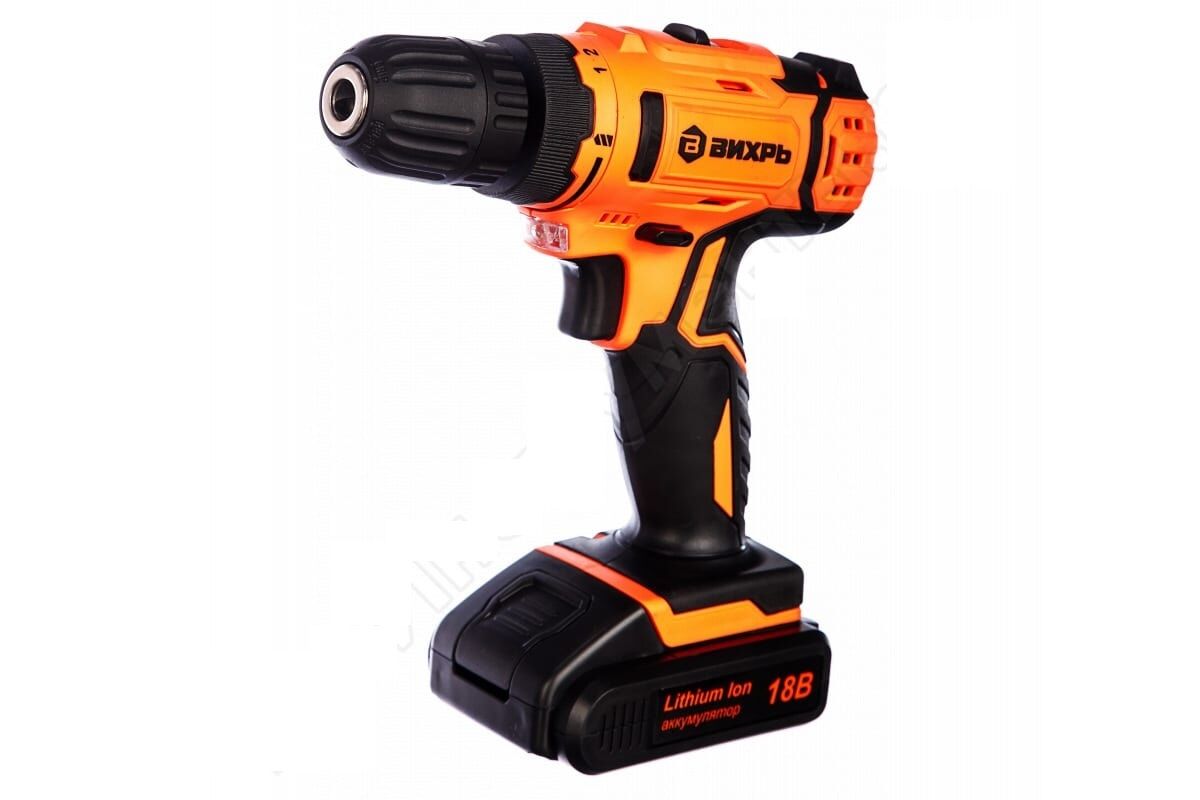 Акк. шуруповерт ДА-18Л-2К  Вихрь*