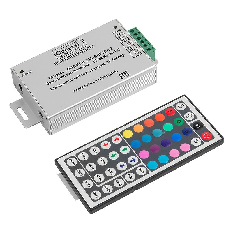 Контроллер GDC-RGB-216-R-IP20-12 General 511701