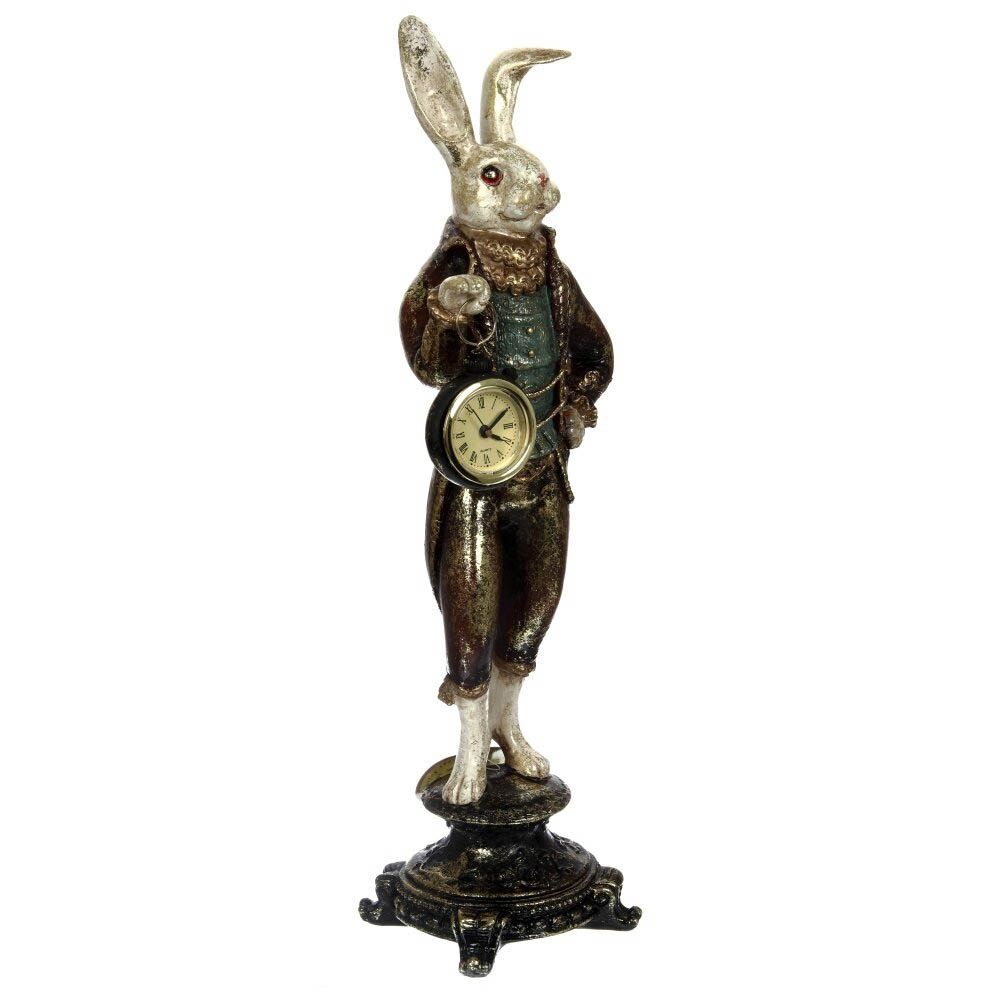 Фигурка декоративная 'Заяц' с часами, L14 W11 H44,5 см Код товара: 1246699