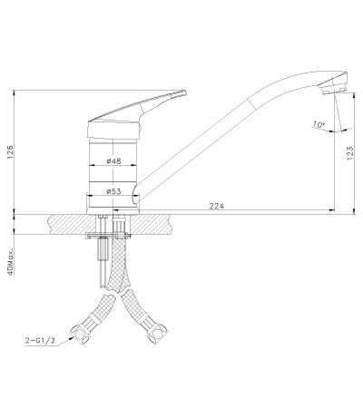 Смеситель д/ кух.мойки LEMARK EXPERT (LM5071S) 23073