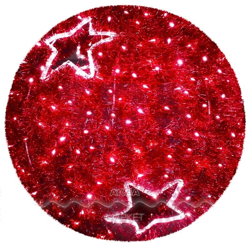 Фигура VFS-40 Шар LED подсветка,40см, крас 506-211