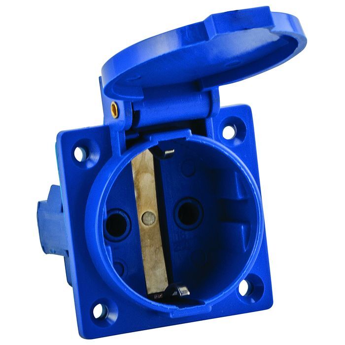 Розетка панельн РП10-3 с кр2Р+РЕ 16А 220В IP44 TDM