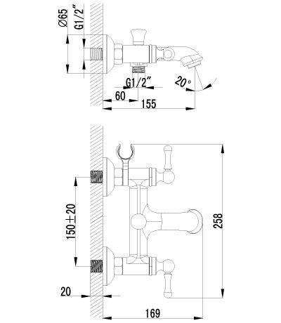 Смеситель в/д LEMARK PLUS BALANCE (LM1302C) 24957