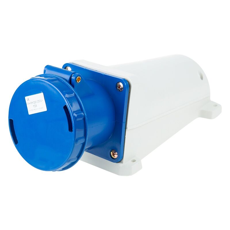 Розетка HT-133 2Р+РЕ 63А 220В IP54 TDM стац.