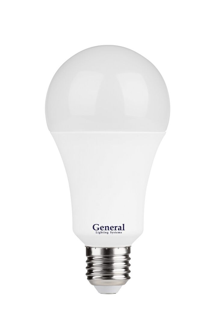 Лампа GLDEN-WA60-17-230-E27-6500 угол 270 General 637500