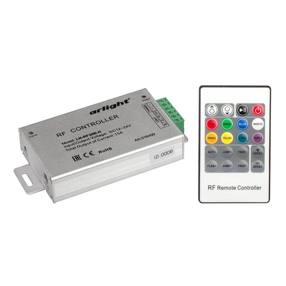 Контроллер LN-RF20B-H 12/24V,180/360W ARL