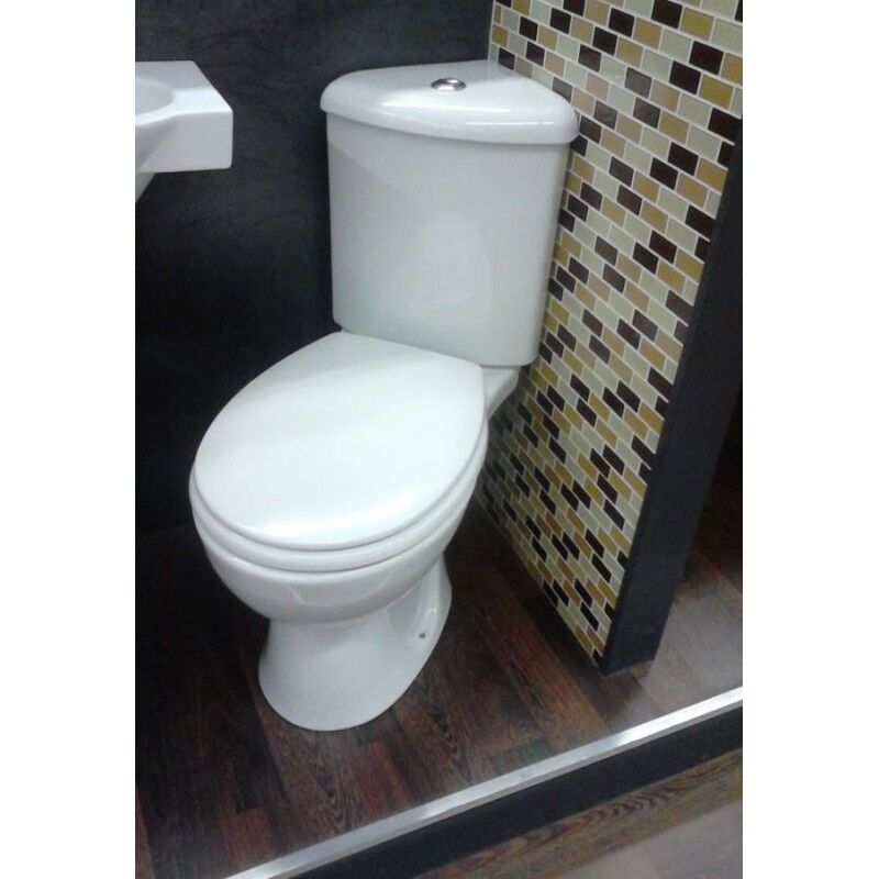 Унитаз Arkitekt угловой с сиденьем микролифт 9754В003-7201