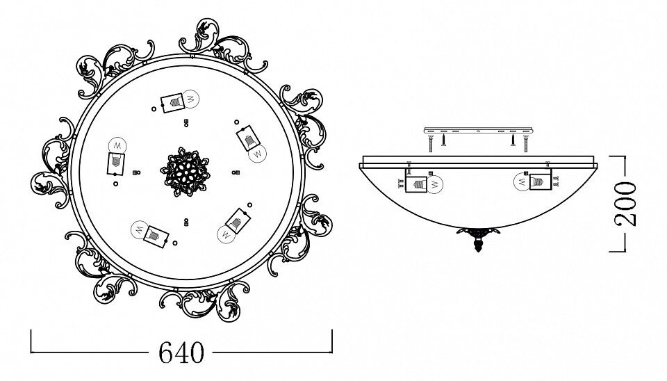 Светильник CL 900-05-G