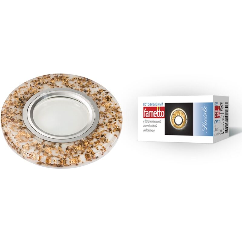 Светильник DLS-L108 GU5.3 CHROME/WHITE
