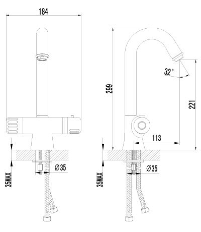 Смеситель д/ кух.мойки LEMARK THERMO (LM7735C) 23517