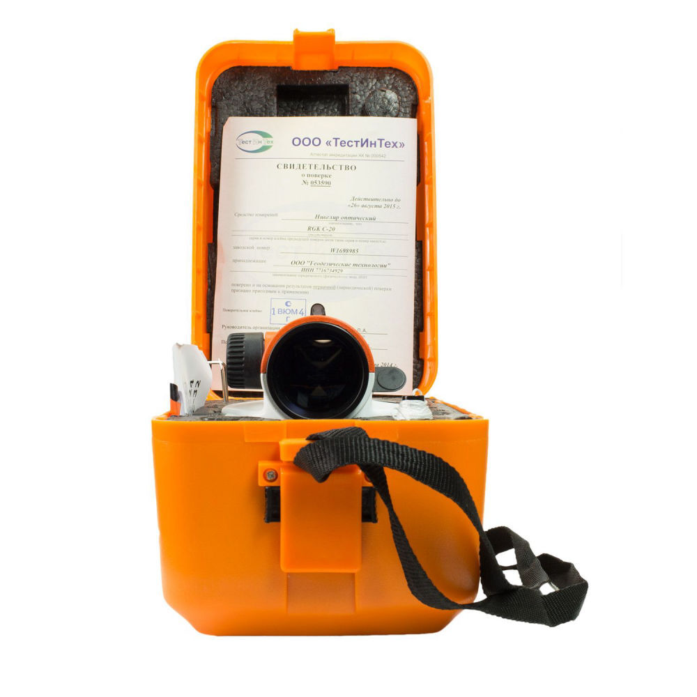 Оптический нивелир RGK C-20 + поверка
