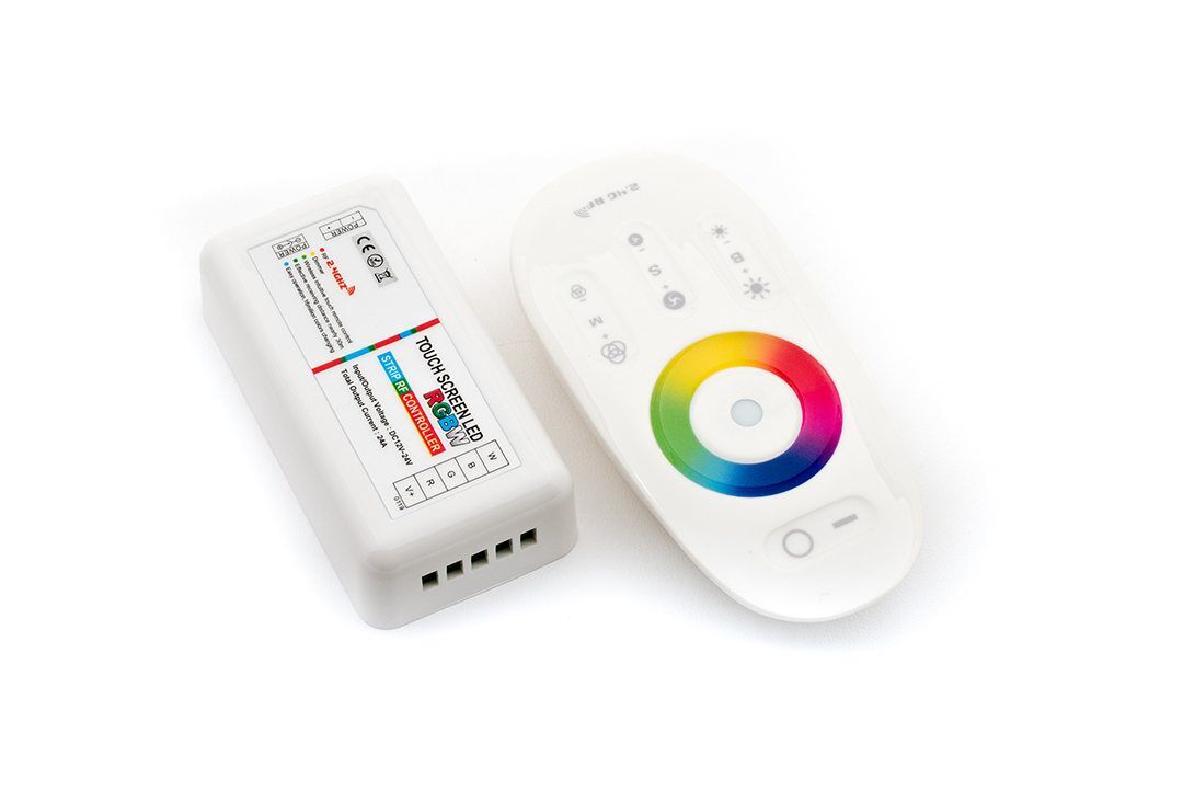 Контроллер RGB +W 2.4G сенсорный белый 12/24V