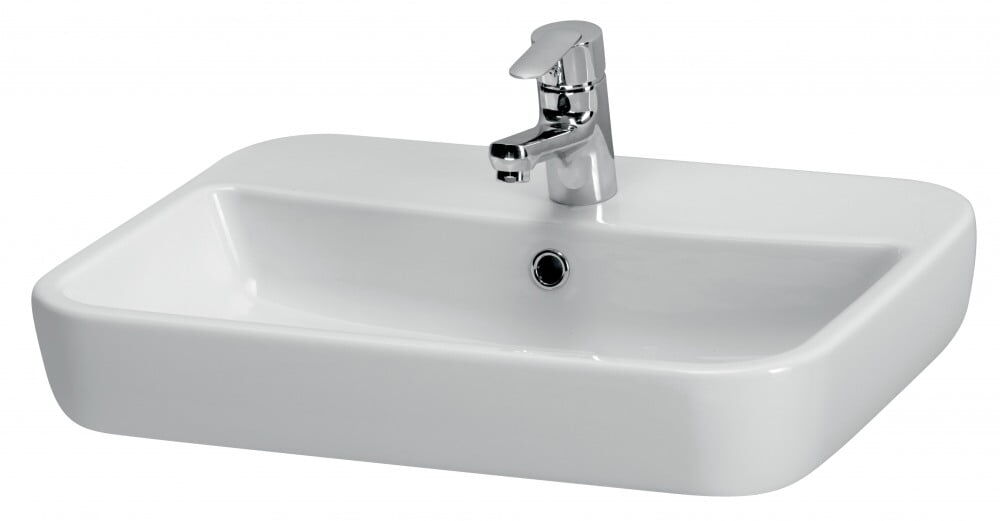 Раковина CASPIA 60 прямоугольная P-UM-CAS60/1-S