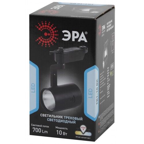 Светильник TR1-10 BK ЭРА 10Вт черный COB