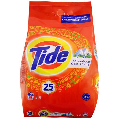 Порошок стиральный TIDE Альпийская свежесть авт.3кг
