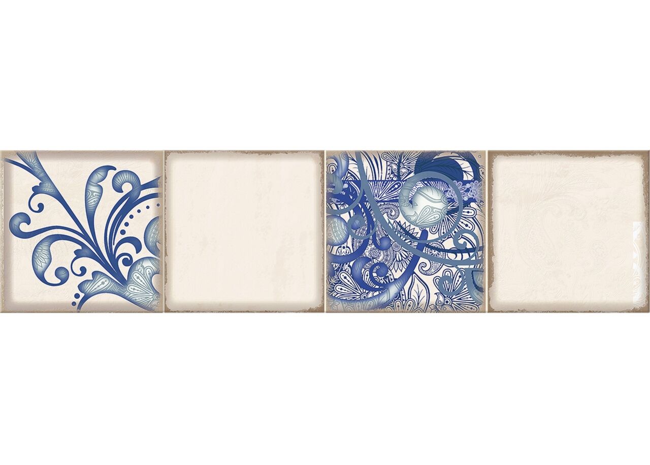 Фриз Faenza Cobalt Ornament 1 156x630 мм