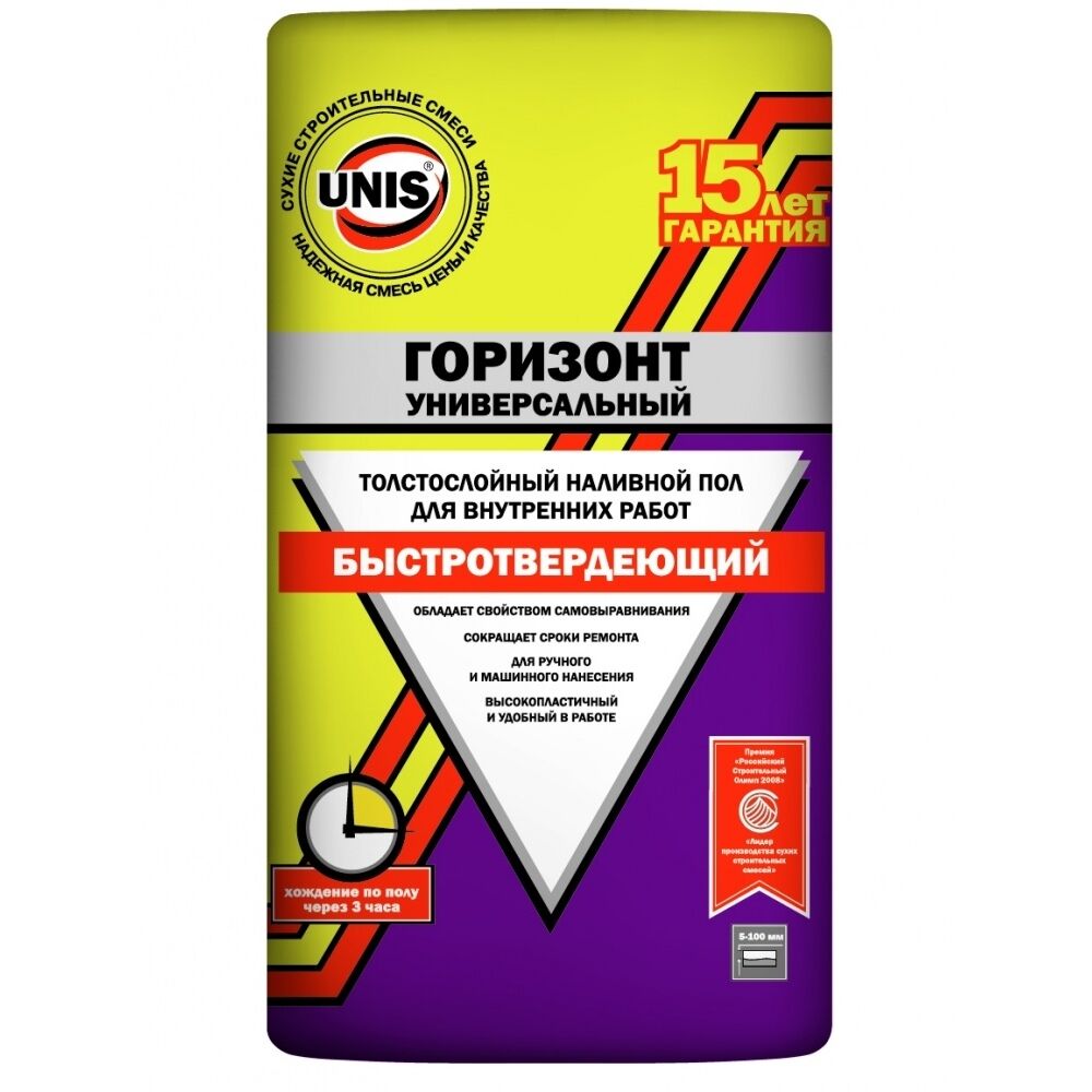 Пол наливной ГОРИЗОНТ базовый 25кг (ЮНИС)