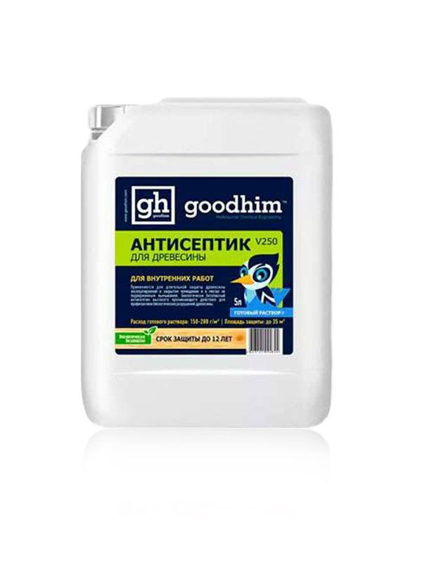 Антисептик Goodhim V250 для внутренних работ 10л
